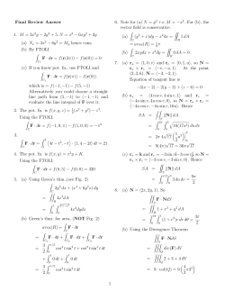 Final Review Answer 1. M = 3x 2y - 2y 3 + 5,N = x 3