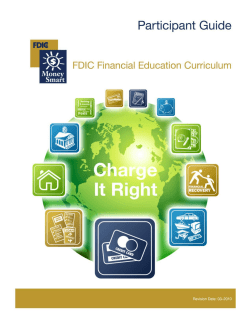 Charge It Right Participant Guide