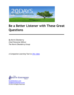 Be a Better Listener with These Great Questions