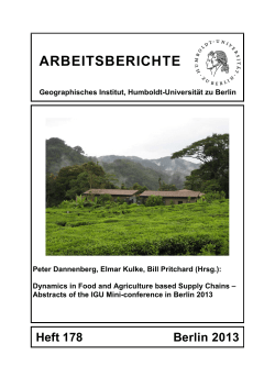arbeitsberichte