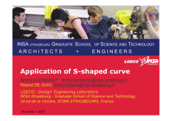 Application of S-shaped curve