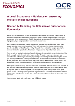 OCR AS and A Level Economics I liked AS and A Level Economics
