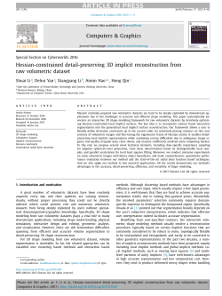 Hessian-constrained detail-preserving 3D implicit