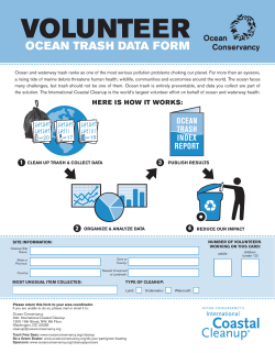 International Coastal Cleanup