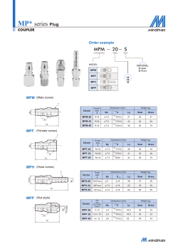 MP* series Plug