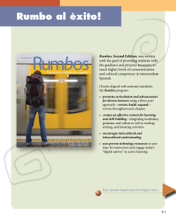 Rumbo al &eacute;xito!