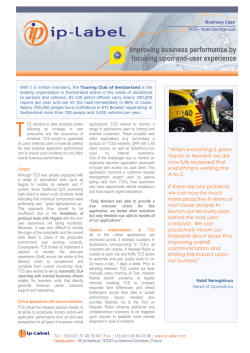Improving business performance by focusing upon end - IP