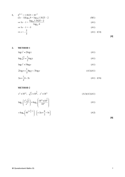 exponents and logs solutions