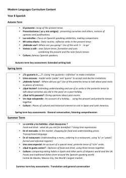 Curriculum Year 8 - Rugby High School