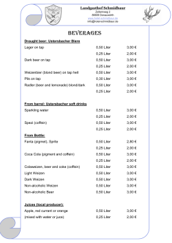 menu - Landgasthof Schmidbaur