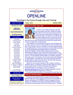 OPENLINE - Permian Basin Workforce Development Board