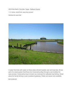 4 water front lots with water on three sides all bulk