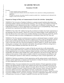 15/16 &ndash; 01 - Academic Senate - University of Southern California