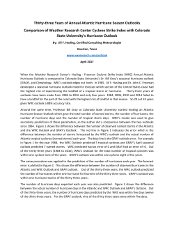 cyclone strike index verification-33 years