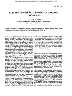 of antacids