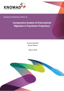 Comparative Analysis of International Migration in