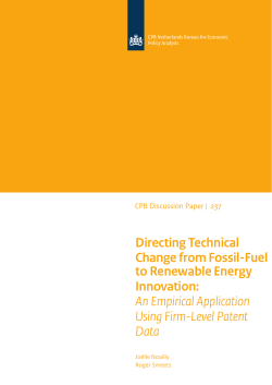 Directing Technical Change from Fossil-Fuel to Renewable