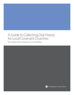 A Guide to Collecting Oral History for Local