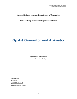 Op Art Generator and Animator