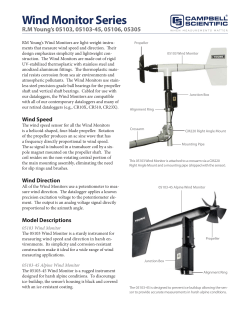 R.M Young`s Wind Monitor Series (0510305103, 05103