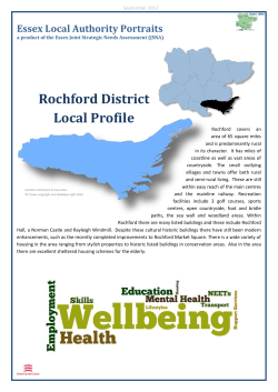 Joint Strategic Needs Assessment Profile