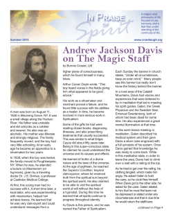 Andrew Jackson Davis on The Magic Staff