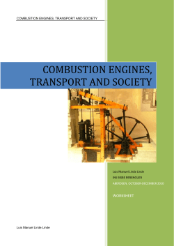 combustion engines, transport and society