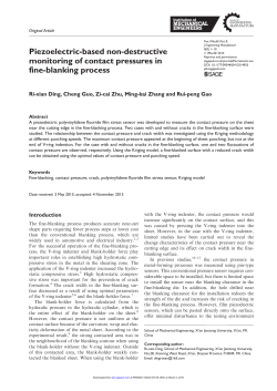Piezoelectric-based non-destructive monitoring of