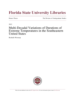 Multi-Decadal Variations of Durations of Extreme
