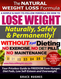 read table of contents - The Natural Weight Loss Formula