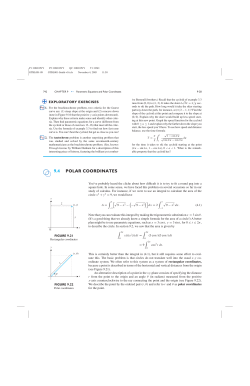 9.4 polar coordinates - FacStaff Home Page for CBU