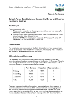 3 Paper A - Membership and Constitution Report