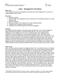 Mar 4: Labor-Management Simulation