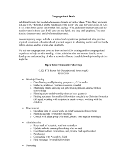 Congregational Doula In biblical Greek, the word doula means a