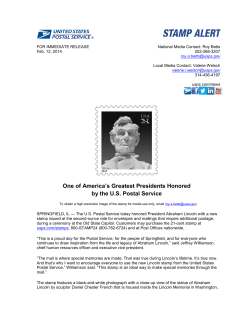 One of America`s Greatest Presidents Honored by the