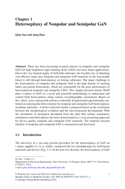 Heteroepitaxy of Nonpolar and Semipolar GaN