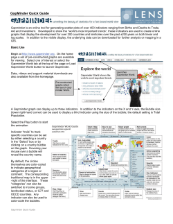 GapMinder Quick Guide