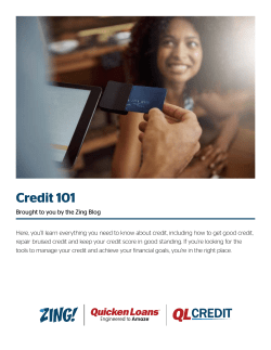 Credit 101 - Quicken Loans