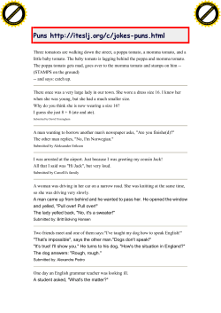 Puns http://iteslj.org/c/jokes