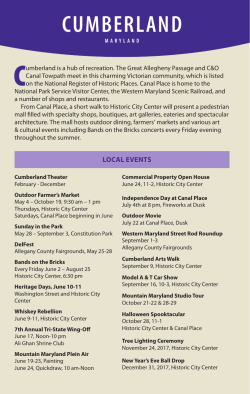 cumberland - Great Allegheny Passage
