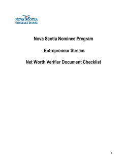 Nova Scotia Nominee Program Entrepreneur Stream Net Worth