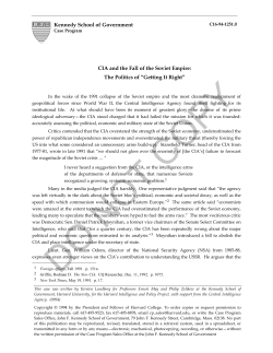 Fall of Sov Union final - Lundberg Case Consortium