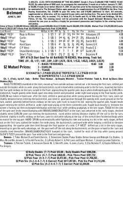 Belmont - DRF.com home page