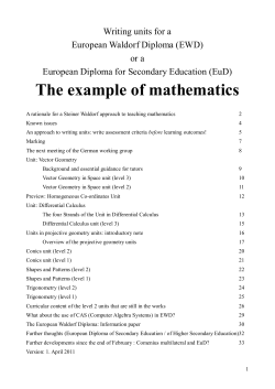 The example of mathematics