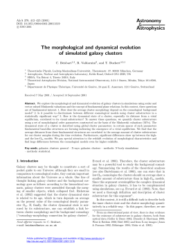 The morphological and dynamical evolution of simulated galaxy