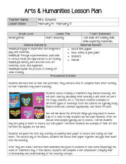 art lessons for February 14