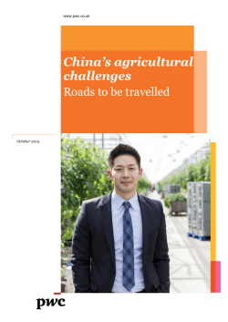 China`s agricultural challenges