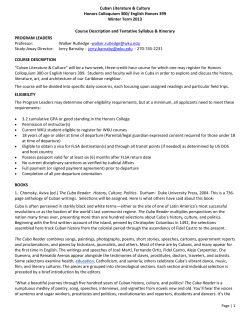 Cuban Culture: An Introduction