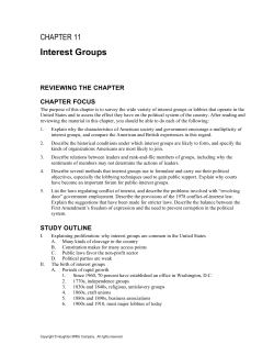 Interest Groups