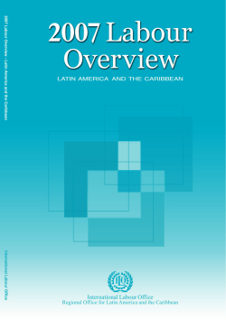 2007 Labour Overview. Latin America and the Caribbean